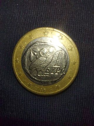 Moneda Grecia 1€ 2002
