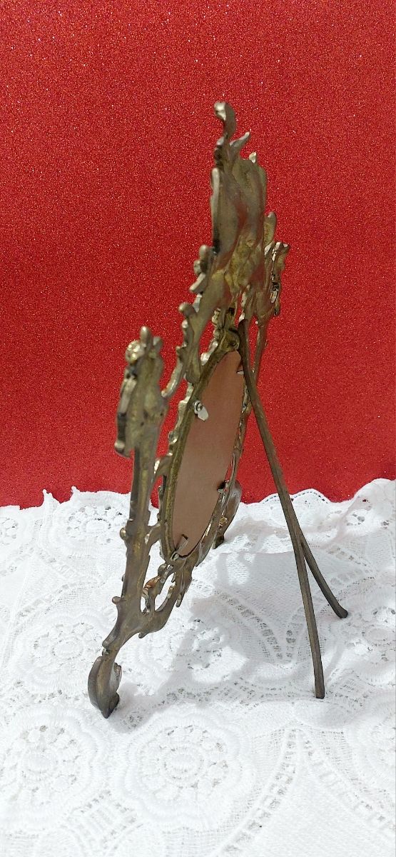 Marco Fotos Antiguo Bronce