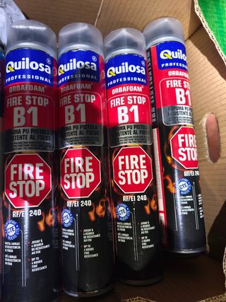 Espuma ignífuga Quilosa Fire Stop B1 (4 unidades)