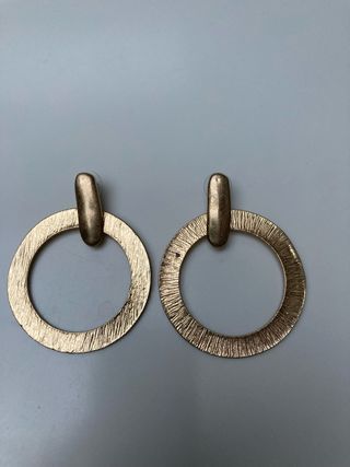 Pendientes aro dorados 