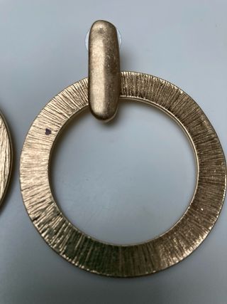 Pendientes aro dorados 