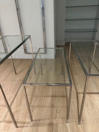 Mesas cristal modernas SOLO UNA UNIDAD!