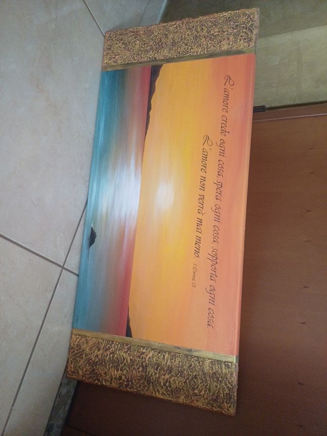 Quadro dipinto a mano - 90x40cm