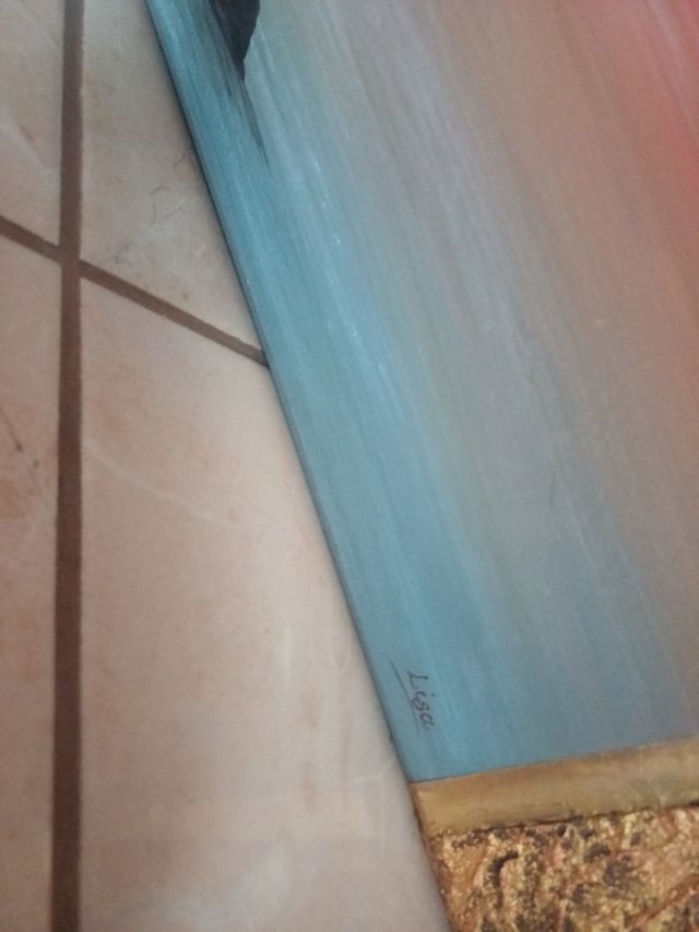 Quadro dipinto a mano - 90x40cm