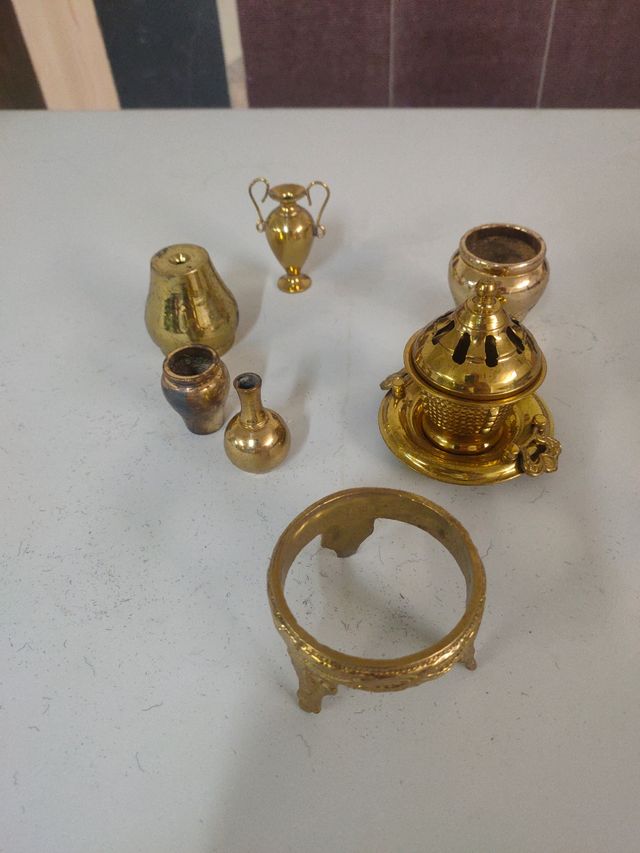 Miniaturas bronce - 8 piezas