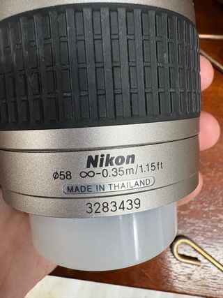 Nikon F65 Cámara - Plata 