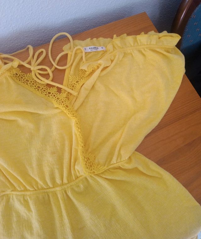 Mono corto amarillo - veraniego