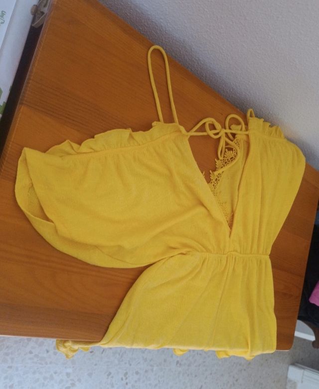 Mono corto amarillo - veraniego