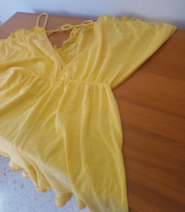 Mono corto amarillo - veraniego