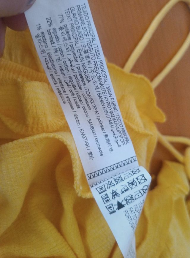 Mono corto amarillo - veraniego