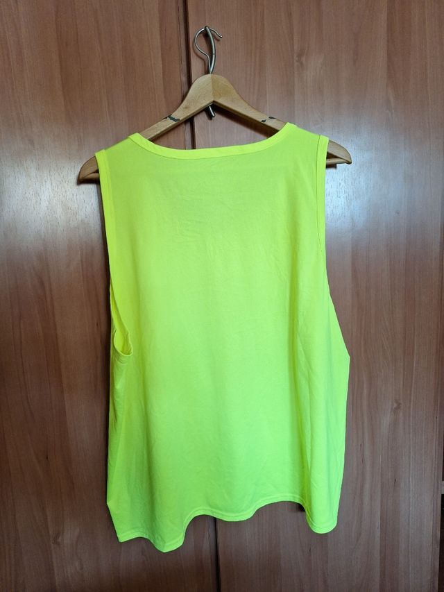 Camiseta Domyos tirantes XXL - Amarilla