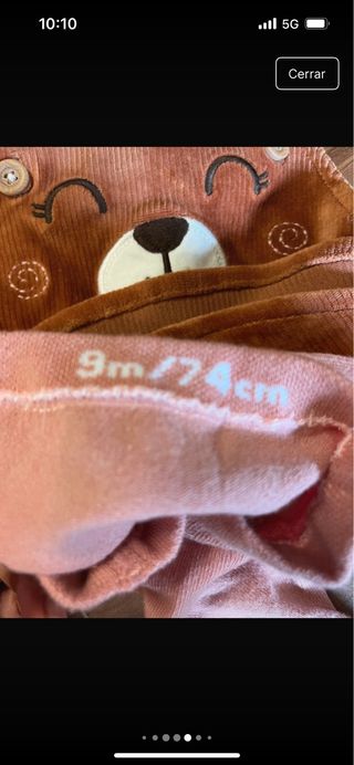 Conjunto bebé Boboli 9 meses