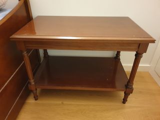 MESA BAJA DE MADERA - MESITA DE CENTRO 75x45cm
