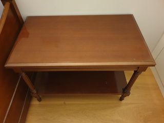 MESA BAJA DE MADERA - MESITA DE CENTRO 75x45cm