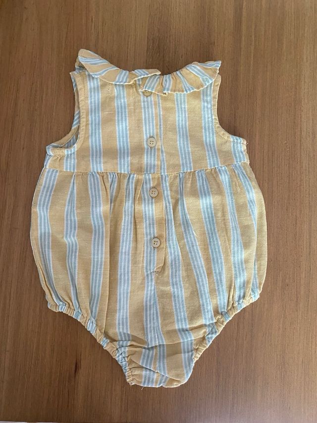 Pelele per bambini a righe - 6 mesi