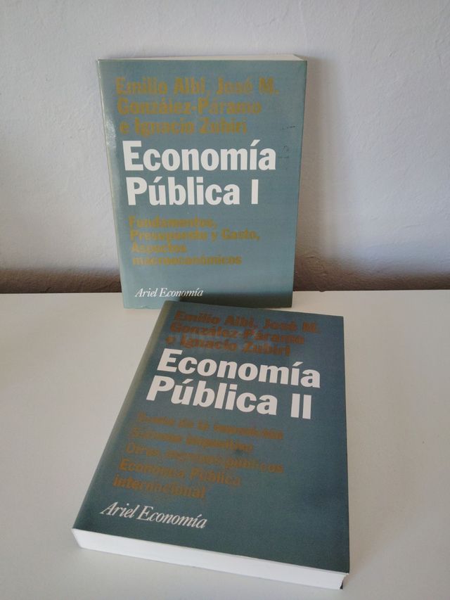 Economía pública I y II (2 volúmenes)
