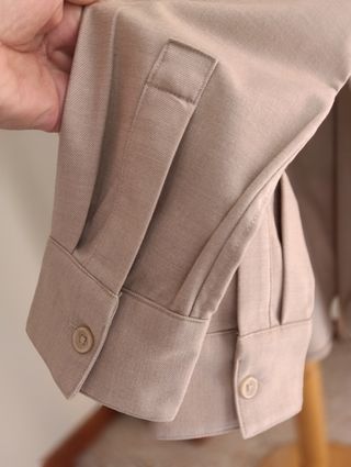Camicia H&M beige maniche lunghe