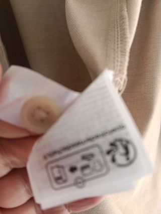 Camicia H&M beige maniche lunghe