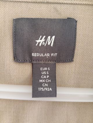 Camicia H&M beige maniche lunghe