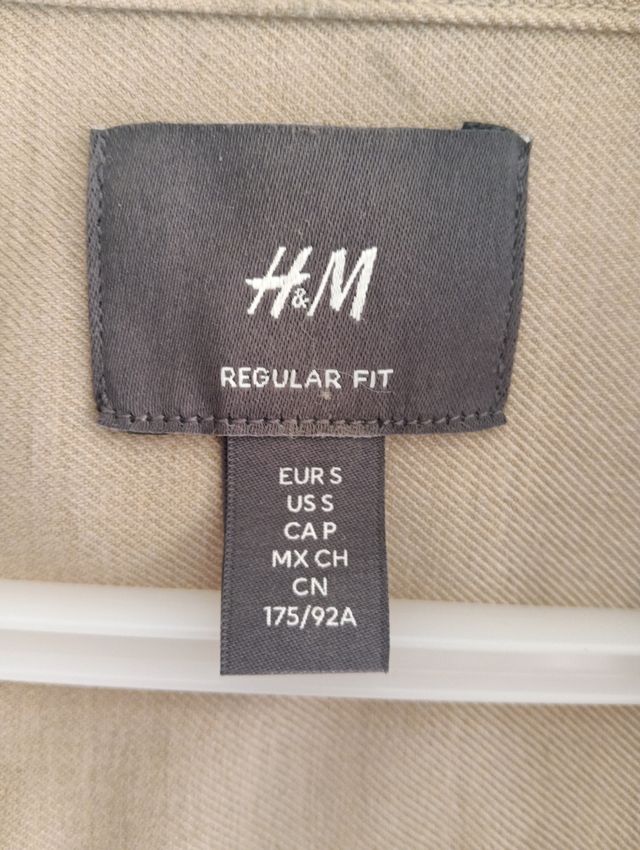 Camicia H&M beige maniche lunghe