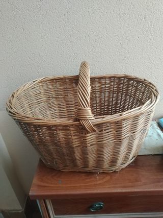 Cesto mimbre vintage
