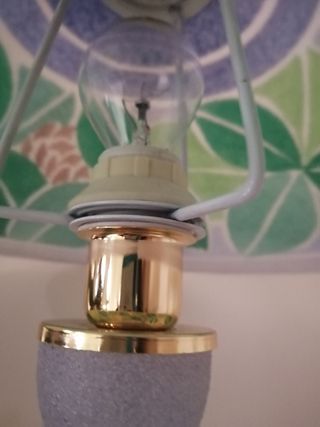 Lampada Murano vetro blu-verde