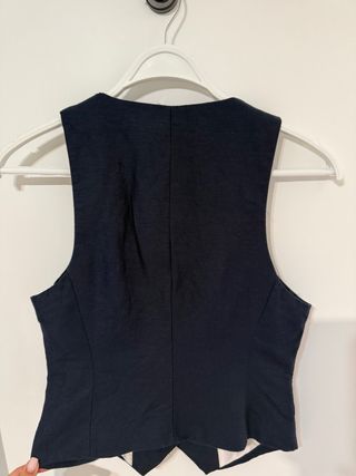 Chaleco Zara azul