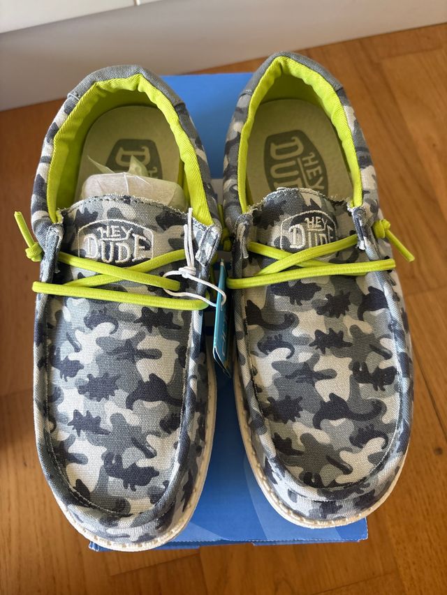 Hey Dude Niño - Zapatillas Talla 36 - Tela