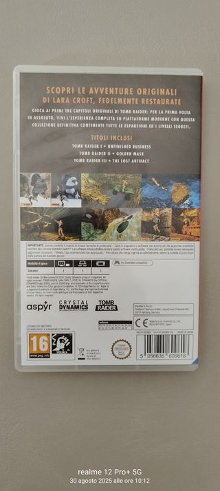 Tomb Raider I II III Remastered - Switch