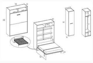 CAMA ABATIBLE (150×190) RMB.