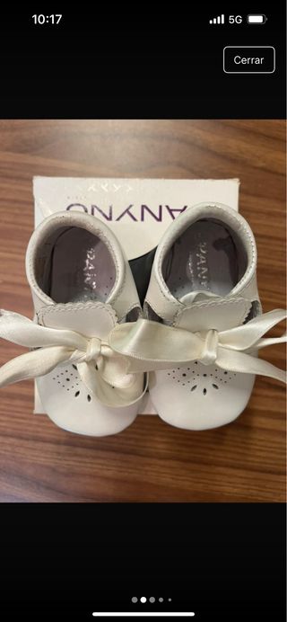 Zapatos bebé niña talla 19