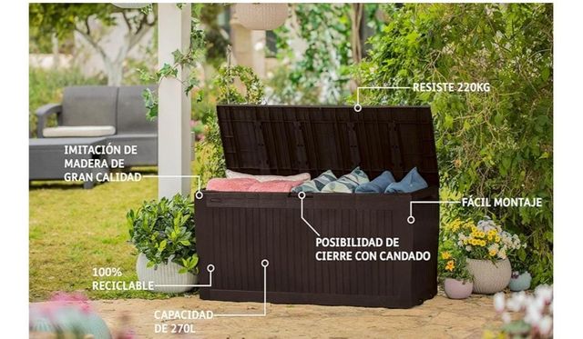 Arcón exterior Keter 270L marrón