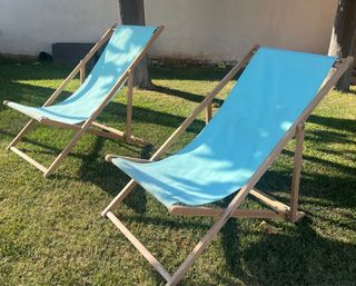 Pack de 2 Hamacas Jardín - Azul