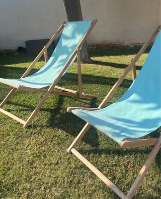 Pack de 2 Hamacas Jardín - Azul