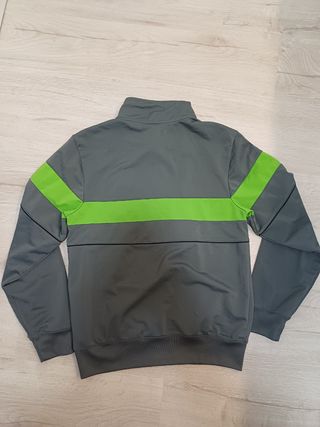 2000's Vintage Black Green Track Jacket Nike