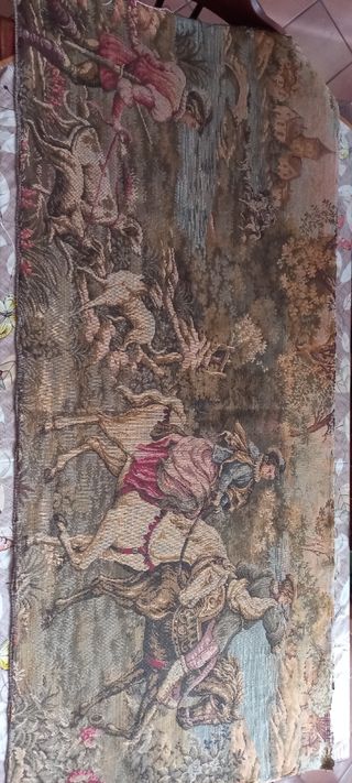 Arazzo vintage francese dell'800