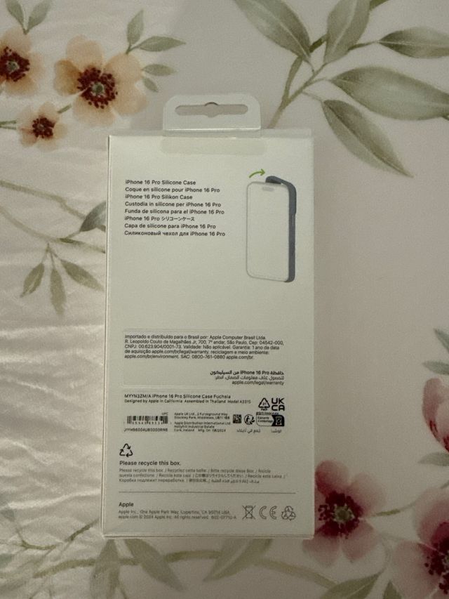 Funda iPhone 16 Pro Silicona MagSafe Rosa