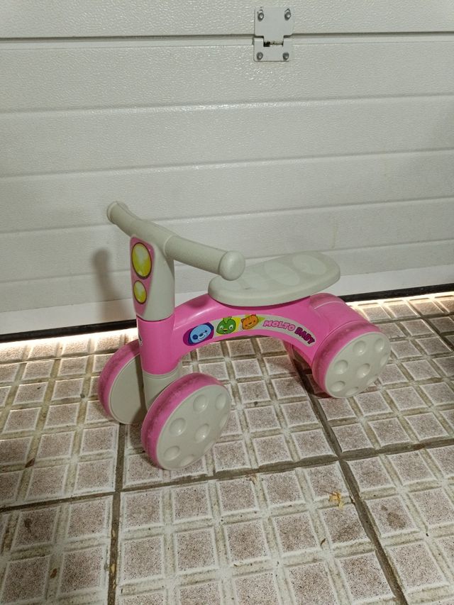 Bicicleta infantil Andador bebé Molto Baby rosa