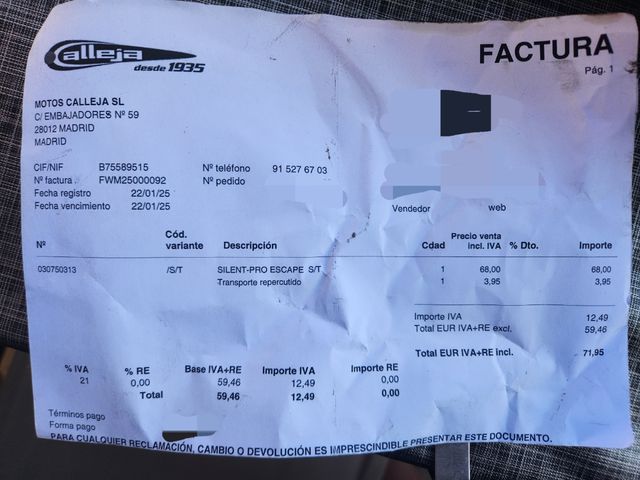 Tubo de escape SILENT-PRO KYMCO DINK 50 030750313