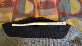Maglione Uomo Cotone Grigio-Nero