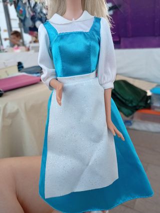 Vestido Bella Disney para Barbie 