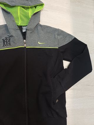 Vintage 2000's NFc Green, Black & Grey Nike Jacket