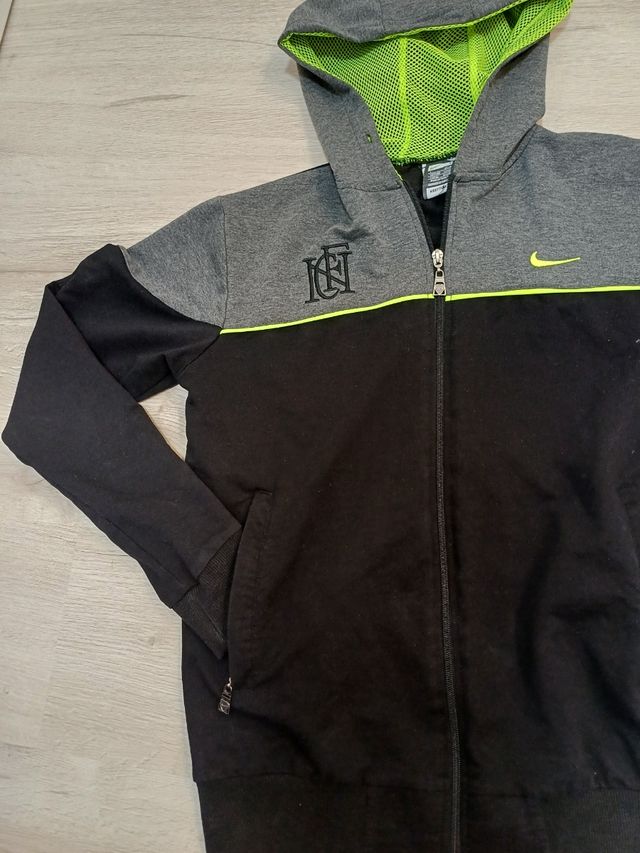 Vintage 2000's NFc Green, Black & Grey Nike Jacket