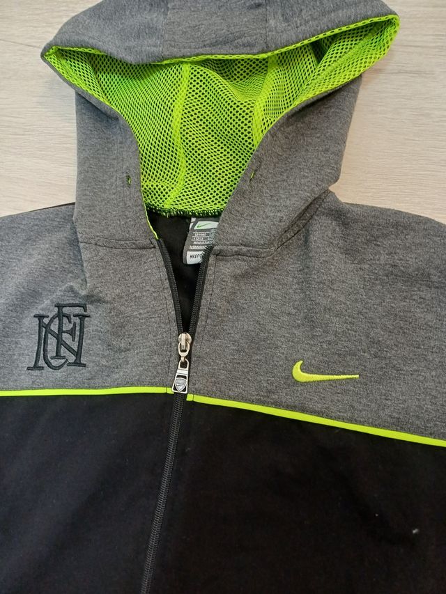Vintage 2000's NFc Green, Black & Grey Nike Jacket