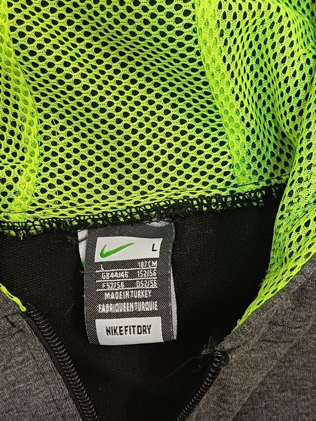 Vintage 2000's NFc Green, Black & Grey Nike Jacket