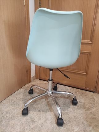Silla escritorio giratoria azul