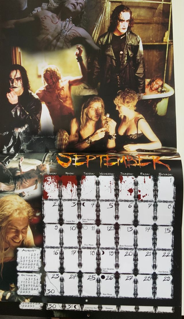 Calendario The Crow 2007 (2029) Neca