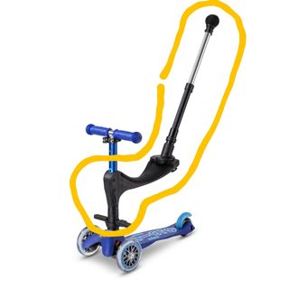 Asiento + Bastón para patinete Mini Micro