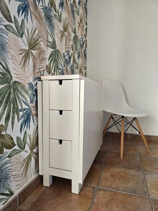Mesa plegable IKEA blanca NORDEN
