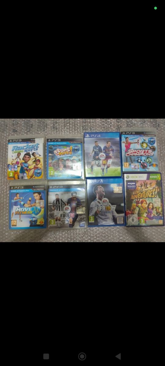 8 Giochi PS3-PS4: FIFA, Kinect etc.